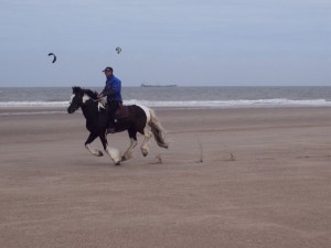 Sable , mer du Nord et vent